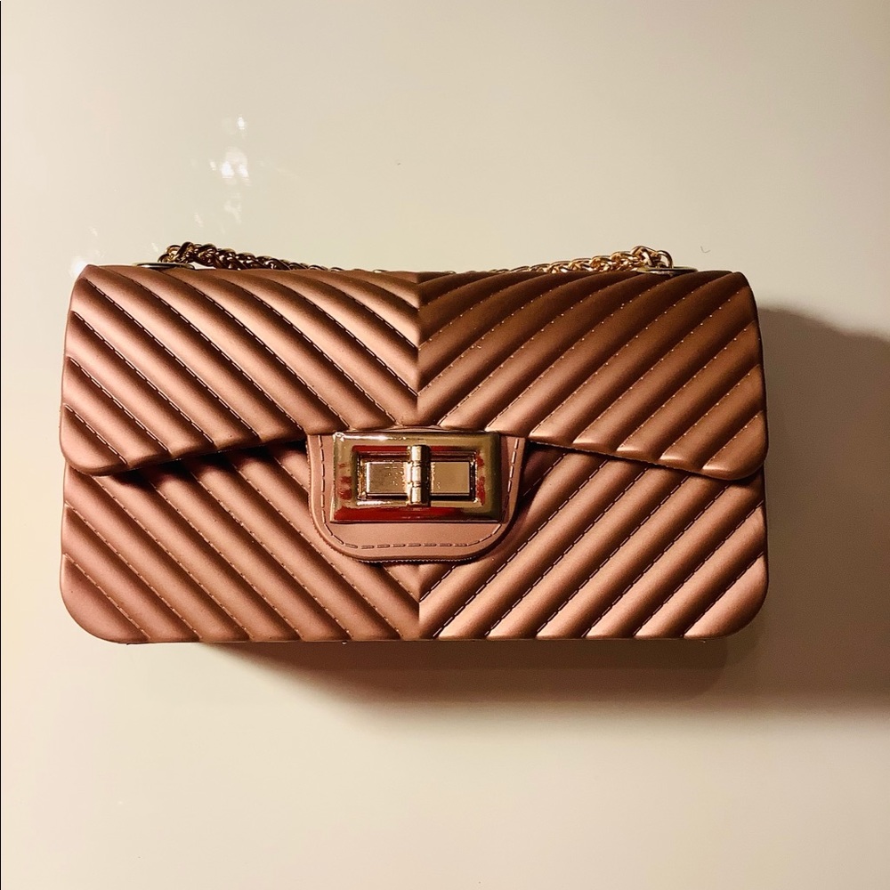 COPY - Golden brown mini jelly bag